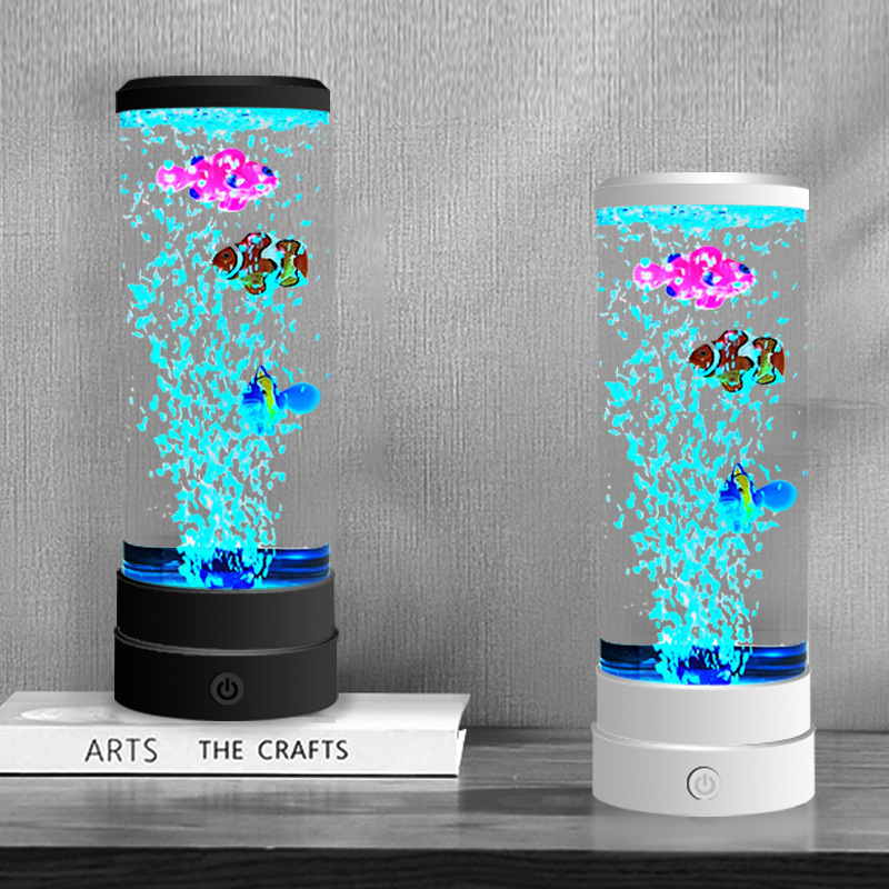 Art Craft Christmas - Simulated LED Multi-color Bubble Fish Atmosphere