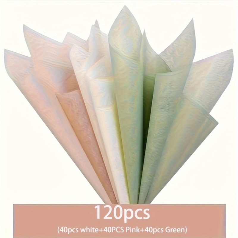 Art Craft Paper - 120Pcs - Removable Flower Wrapping Lining