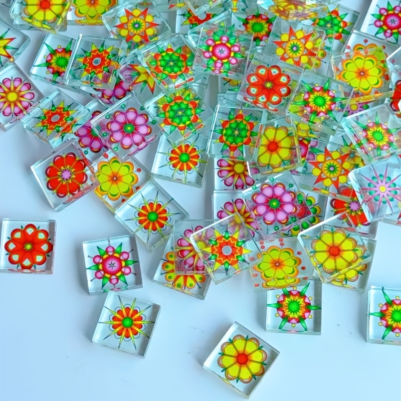 Art And Craft Photos - 100/200 Grams of Transparent Mosaic Material,