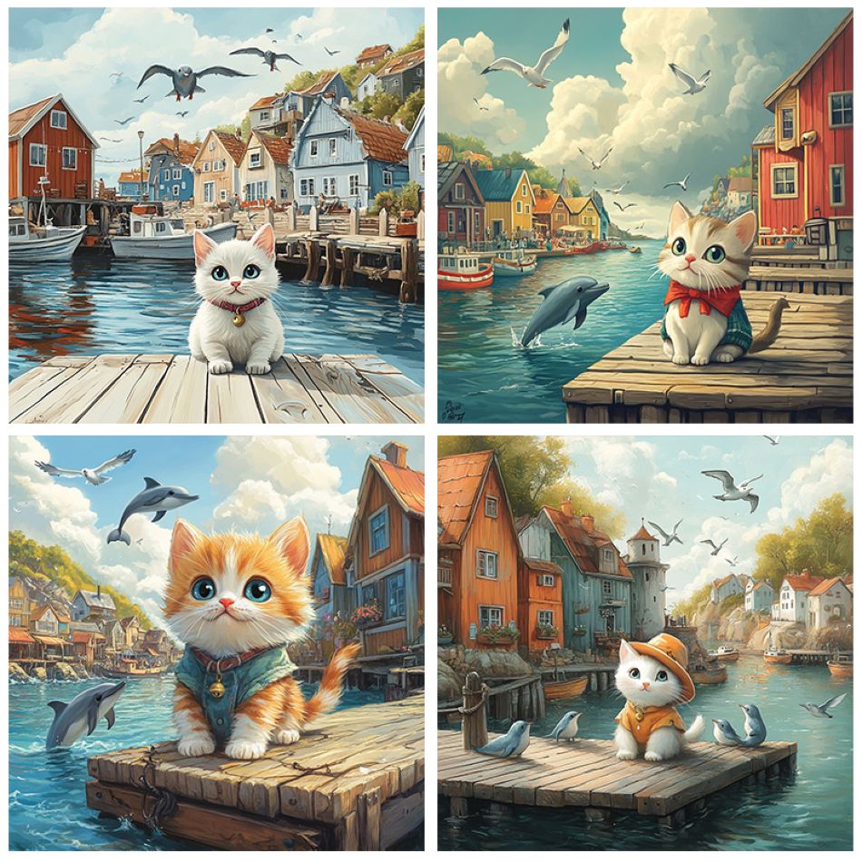 Art Craft Ideas For Adults - CHENISTORY Cat Diamond Painting Kit Home