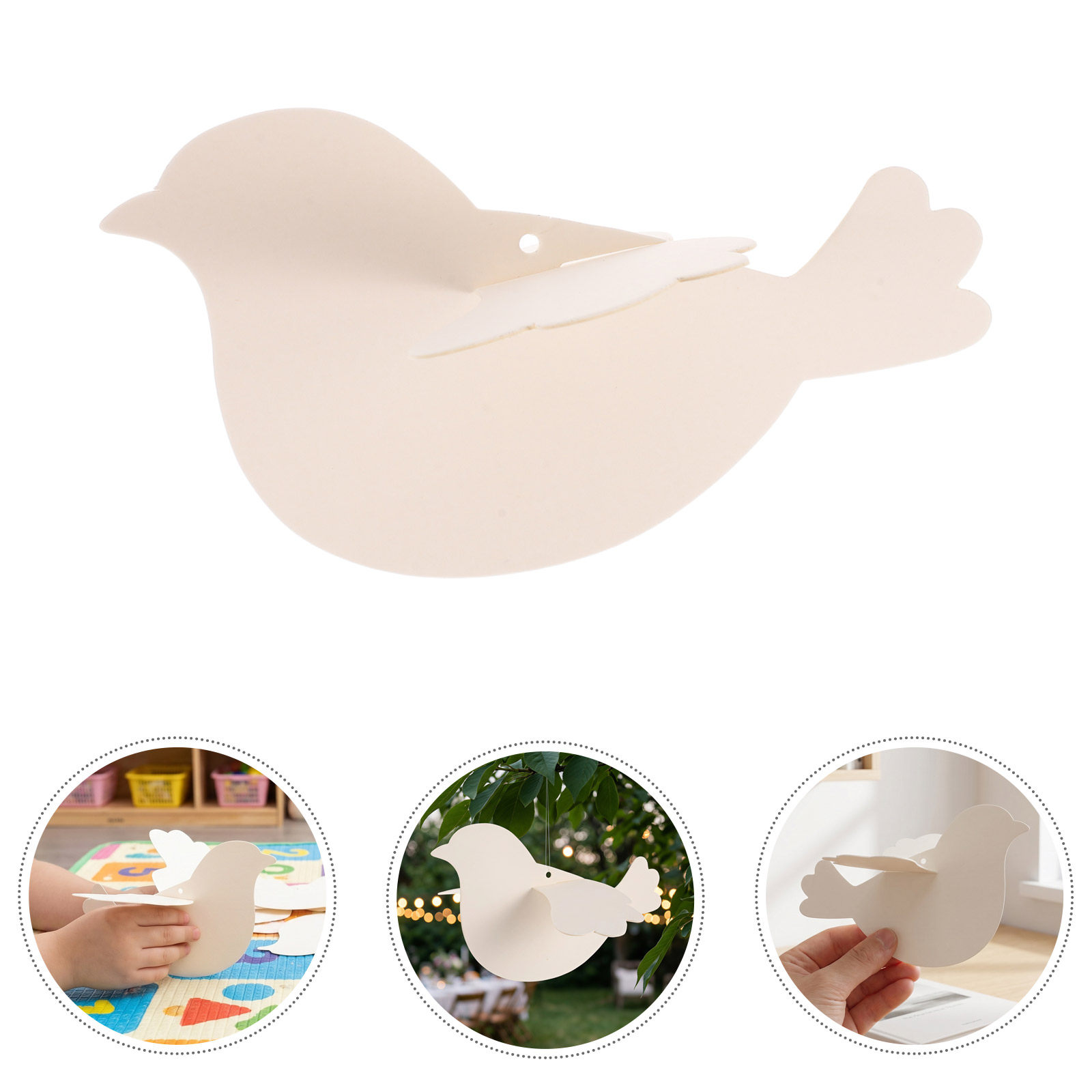 10Pcs Cardboard Bird Craft Kit - Art Craft For Kindergarten recension och pris