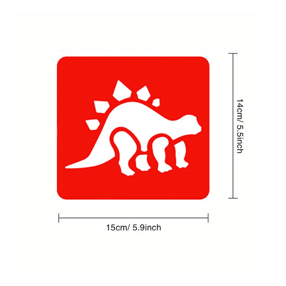6Pcs Dinosaur Painting Stencil - Art Craft Dinosaurs recension och pris