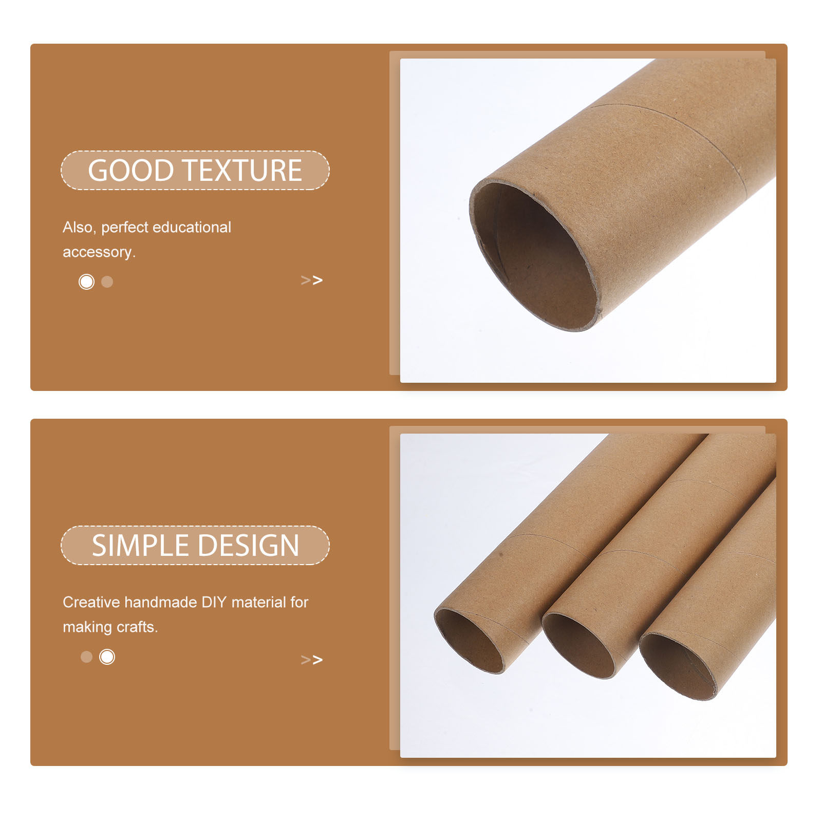 3Pcs Paper Tube DIY Craft Roll - Art Craft For Kindergarten recension och pris