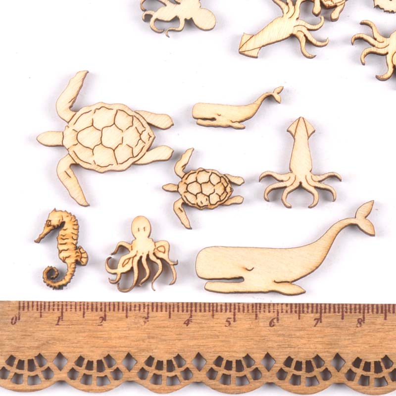 20Pcs 25-40mm Sea Turtle/horse - Art Craft Horse recension och pris