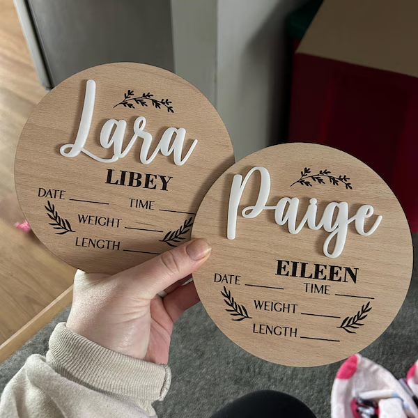1Pc Custom Baby Announcement S - Art Craft Christmas recension och pris
