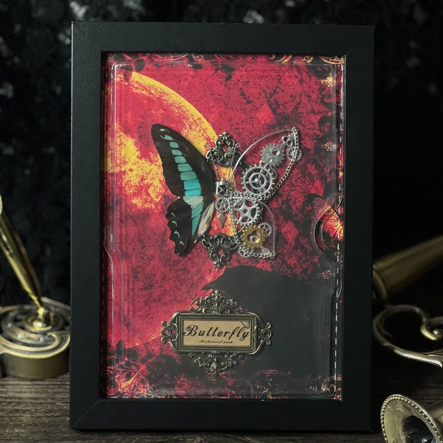 Steampunk Butterfly Frame DIY  - Art Craft Paper recension och pris