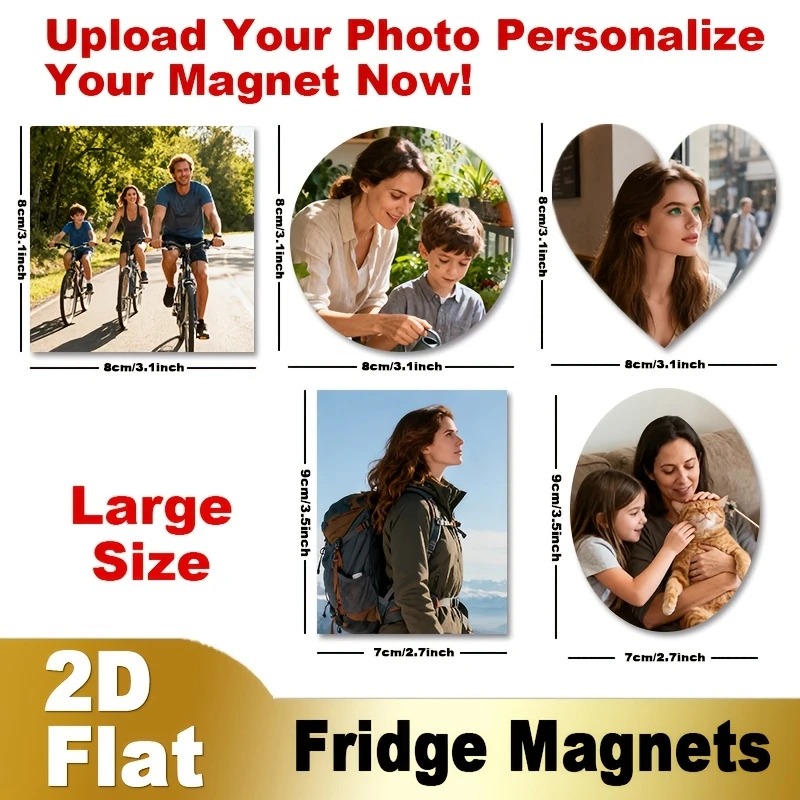 Custom Photo Fridge Magnet 2D  - Art Craft Christmas recension och pris
