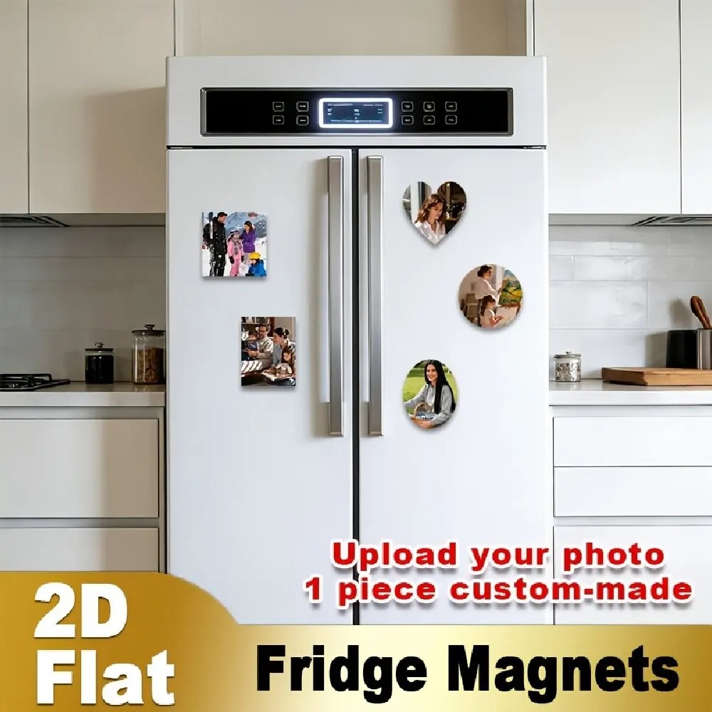 Custom Photo Fridge Magnet 2D  - Art Craft Christmas recension och pris
