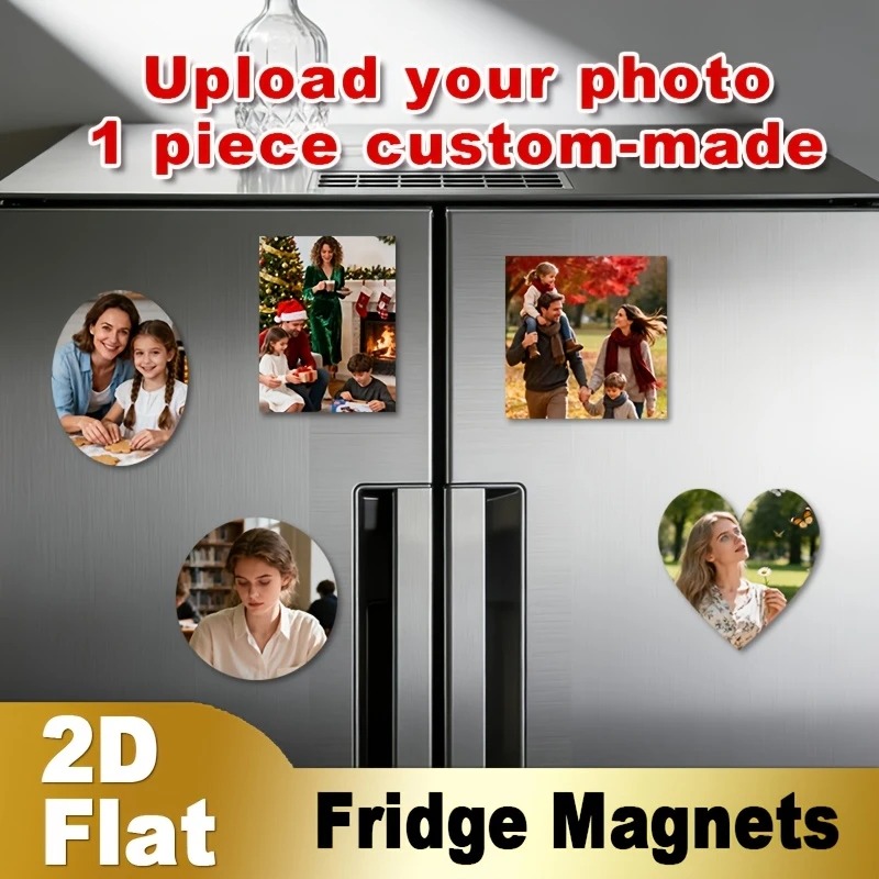 Custom Photo Fridge Magnet 2D  - Art Craft Christmas recension och pris