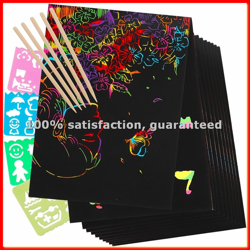 Scratch Paper Art Set, Black C - Art Craft Game recension och pris