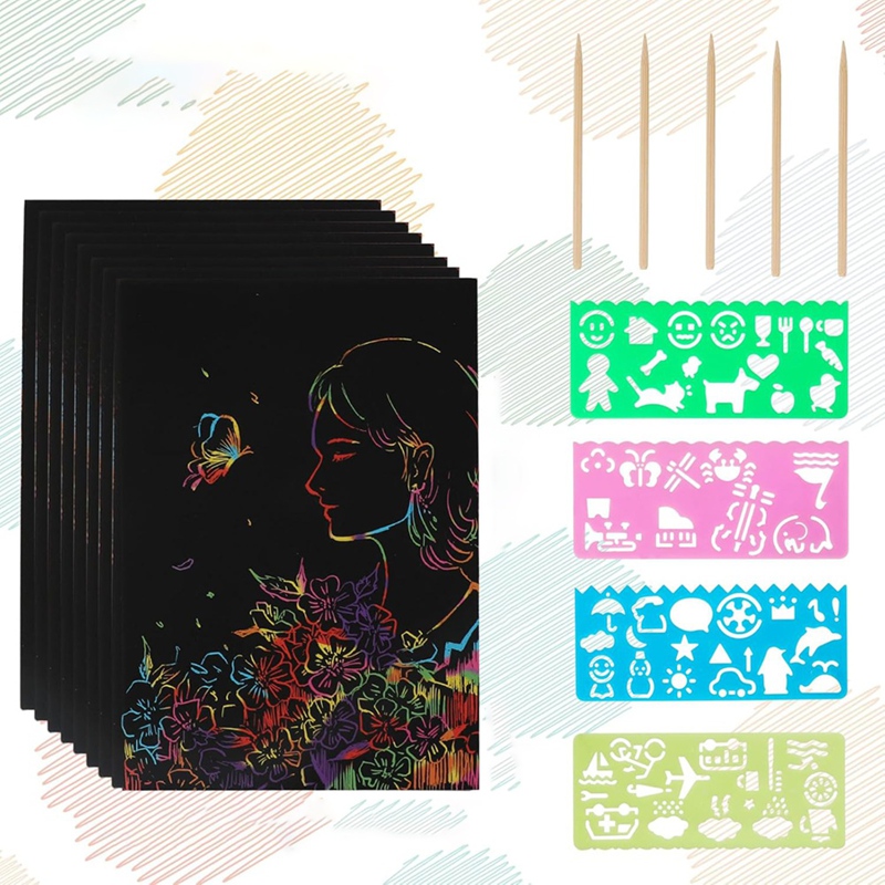 Scratch Paper Art Set, Black C - Art Craft Game recension och pris