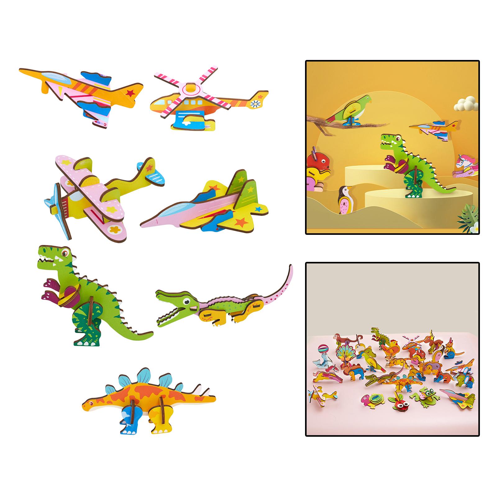 3D Cartoon Wooden Insert Puzzl - Art Craft Game recension och pris