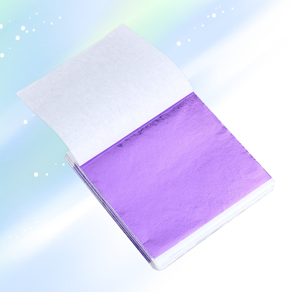 50Pcs 8x8.5cm Gold Leaf Sheets - Art Craft Paper recension och pris