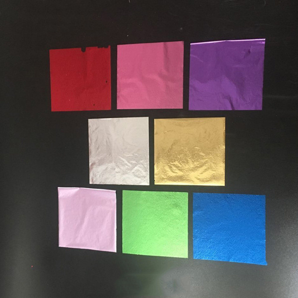 50Pcs 8x8.5cm Gold Leaf Sheets - Art Craft Paper recension och pris