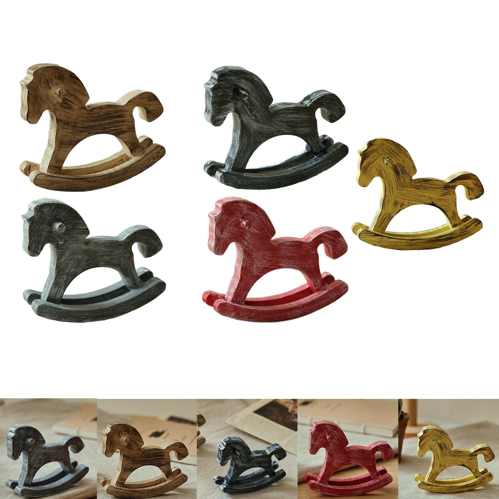 Wooden Rocking Horse Home Acce - Art Craft Horse recension och pris