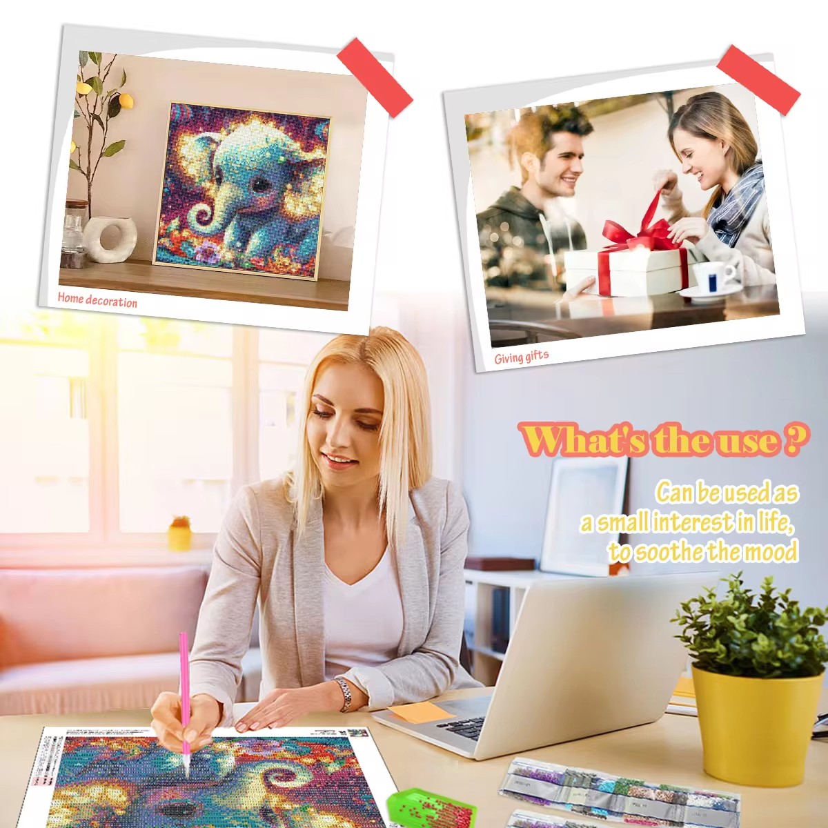GATYZTORY Diamond Painting Kit - Art Craft Dinosaurs recension och pris