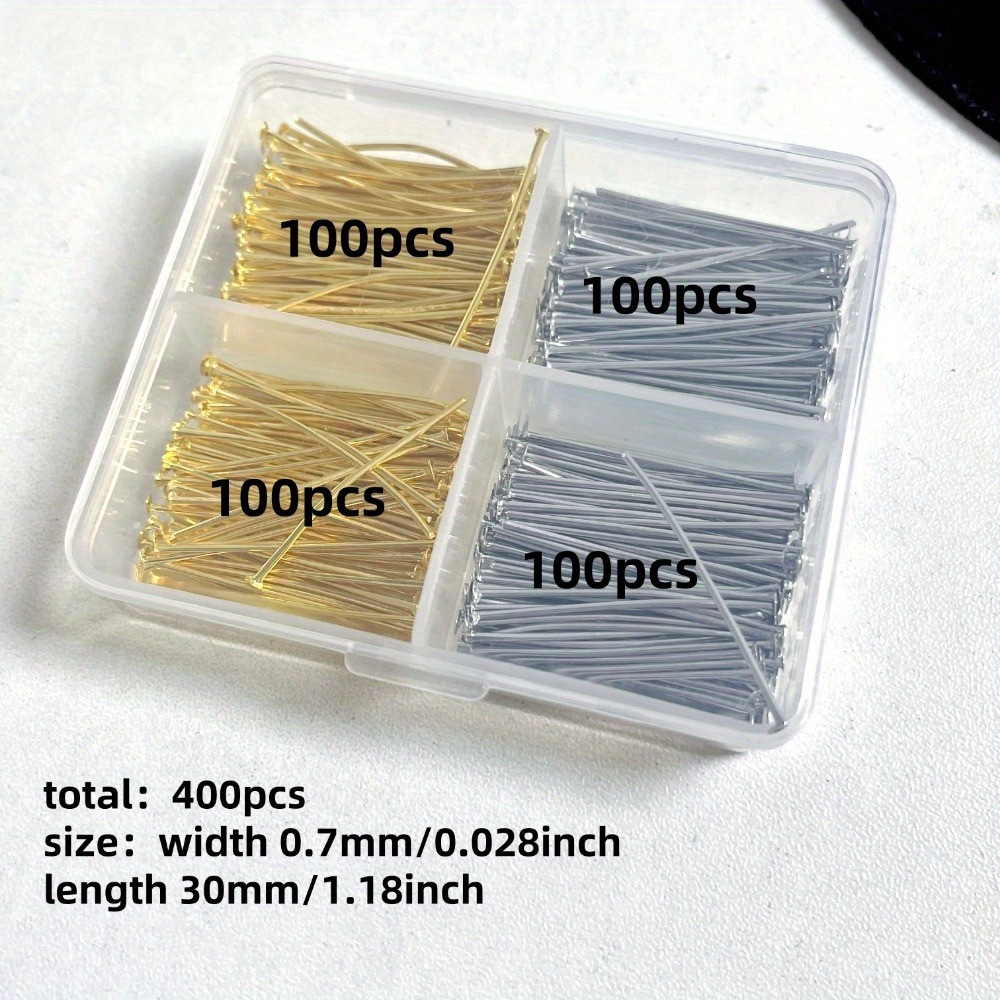 400pcs Mixed Iron Head Pins 30 - Box Art And Craft recension och pris