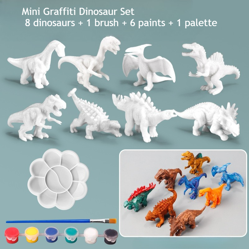 Paint Your Own Dinosaur Kit 8  - Art Craft Dinosaurs recension och pris