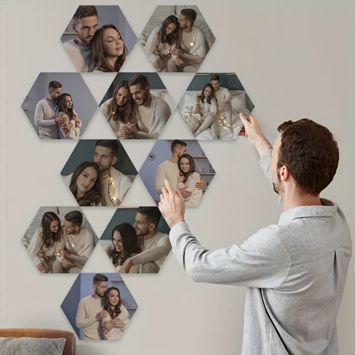 Custom Wall Decor — Modern Hex - Art Craft Christmas recension och pris