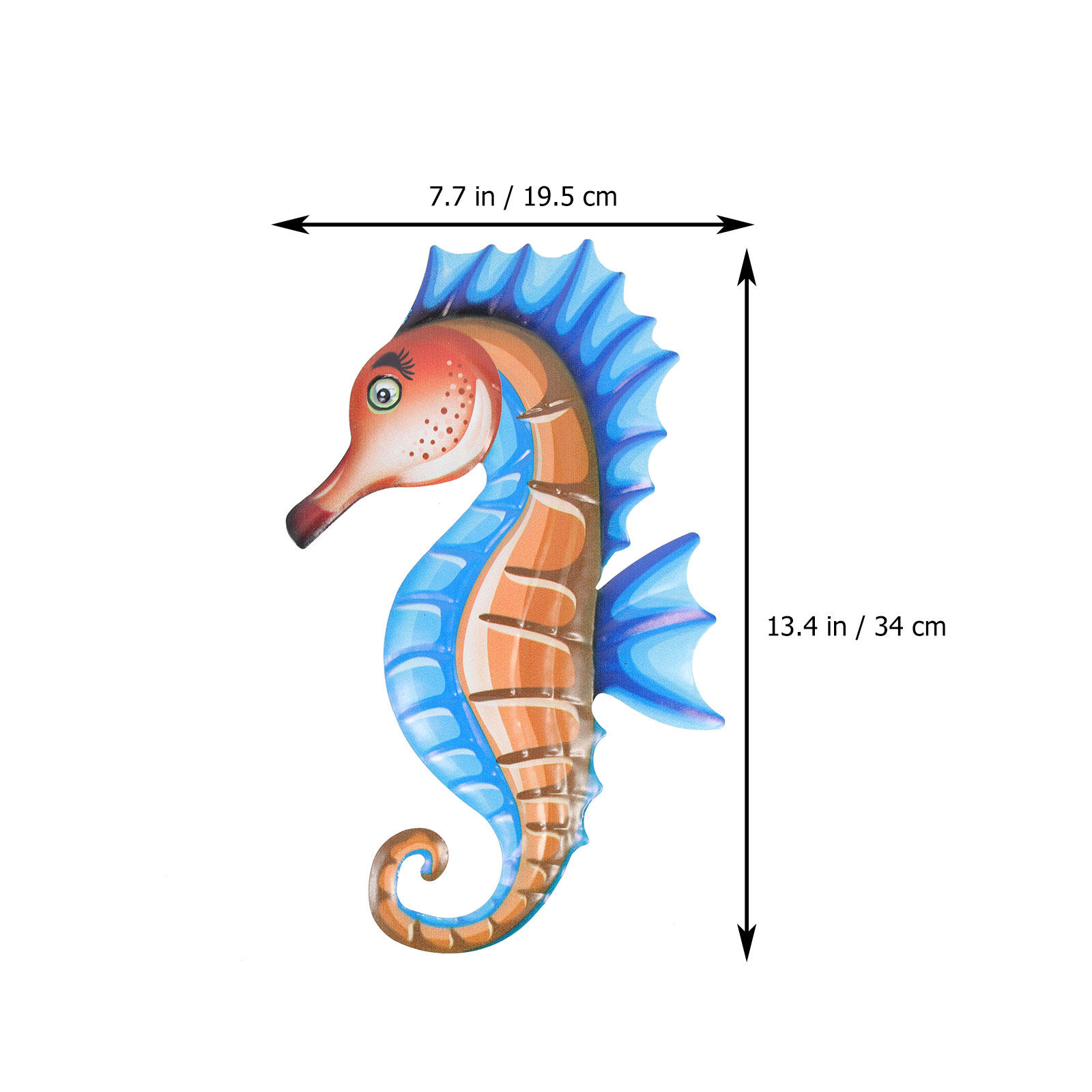 Premium Metal Sea Horse Wall H - Art Craft Horse recension och pris