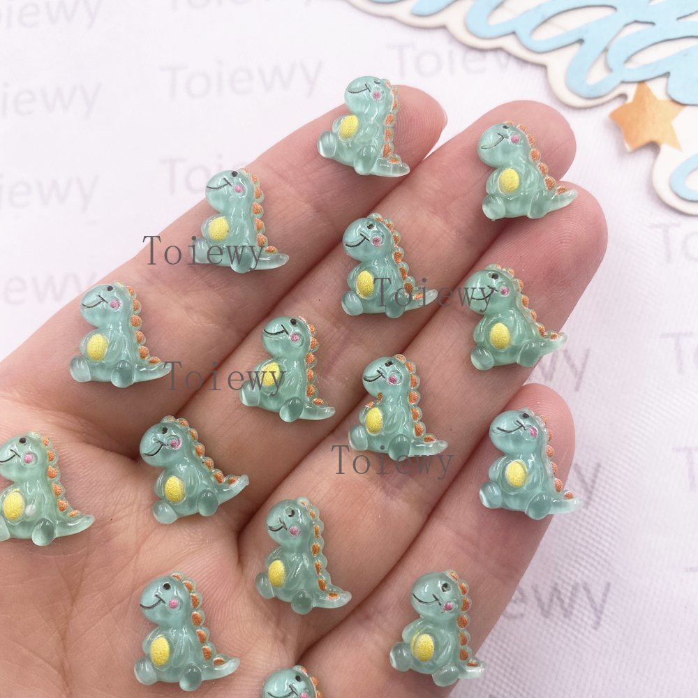 50pcs Mixed Resin Colorful Gli - Art Craft Dinosaurs recension och pris