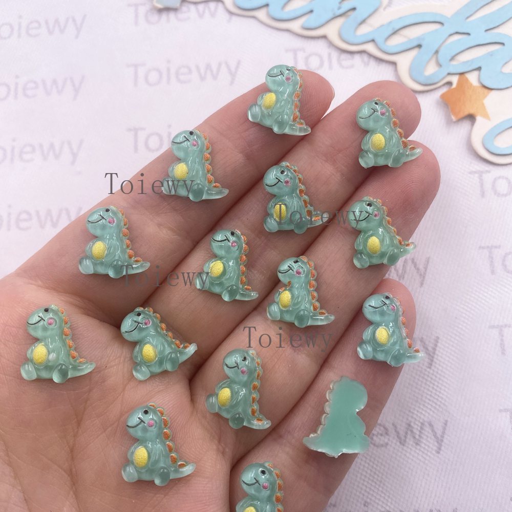 50pcs Mixed Resin Colorful Gli - Art Craft Dinosaurs recension och pris