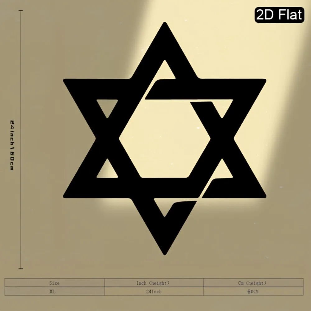 CIFBUY Iron Wall Art Star of D - Art & Craft Kids Salon recension och pris