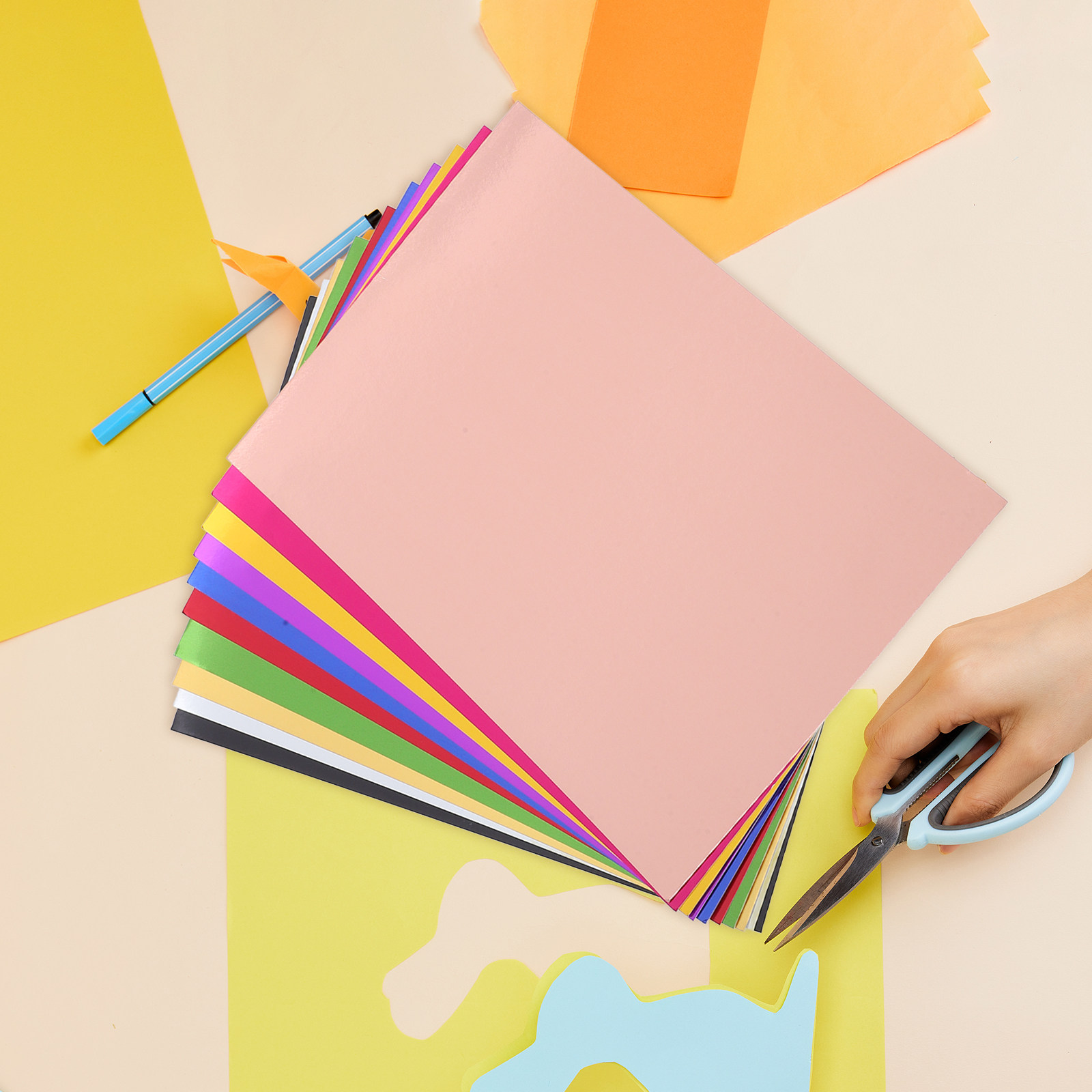 20Sheets Metallic Foil Cardsto - Art Craft For Kindergarten recension och pris