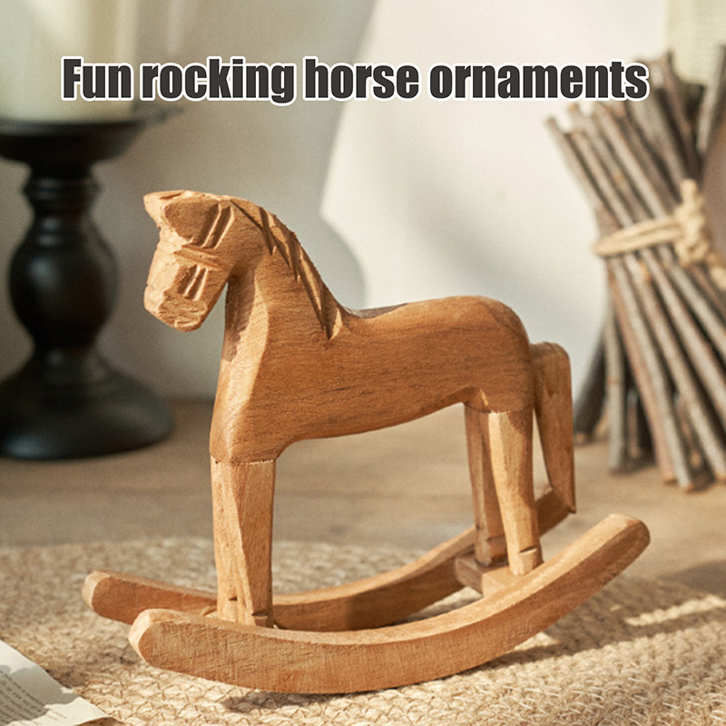 Wooden Crafts Rocking Horse St - Art Craft Horse recension och pris