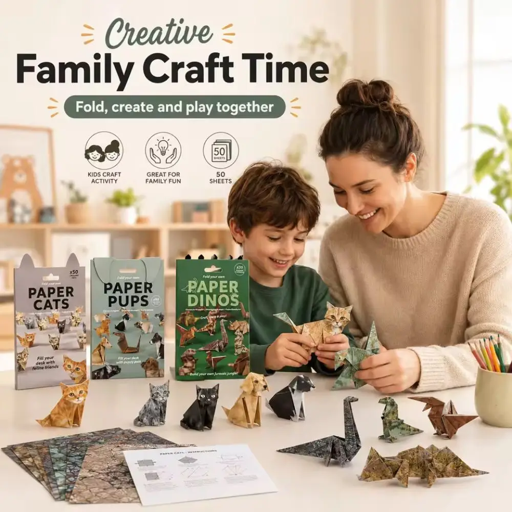 Creative DIY Paper Cats 50 She - Art Craft Dinosaurs recension och pris
