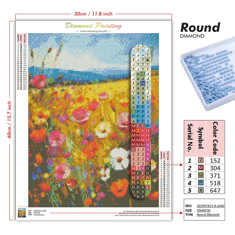 5D DIY Diamond Painting Kit Se - Art And Craft Sunglasses recension och pris