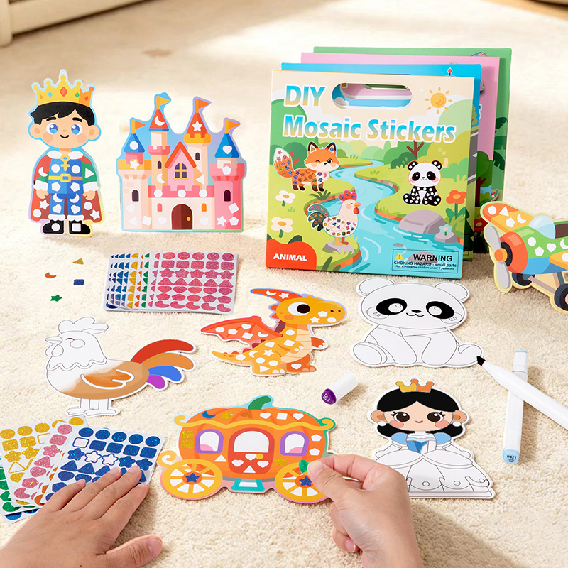 2-in-1 DIY Mosaic Sticker & Co - Art Craft Dinosaurs recension och pris
