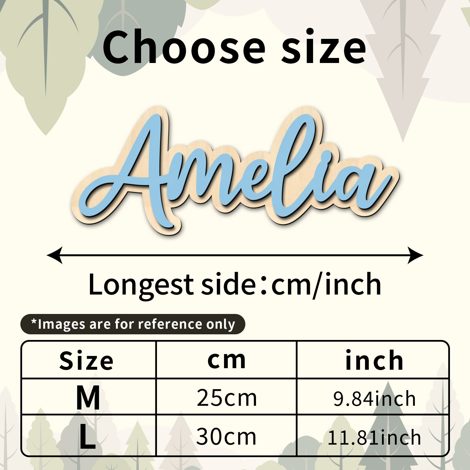 1pc Customized Wooden Name Dec - Art Craft Christmas recension och pris