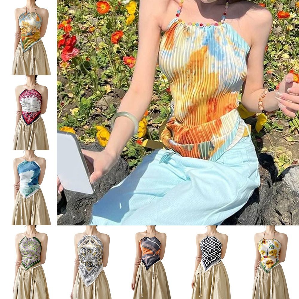 Fashion Aesthetic Print Bandag - Silk Painting Dye recension och pris