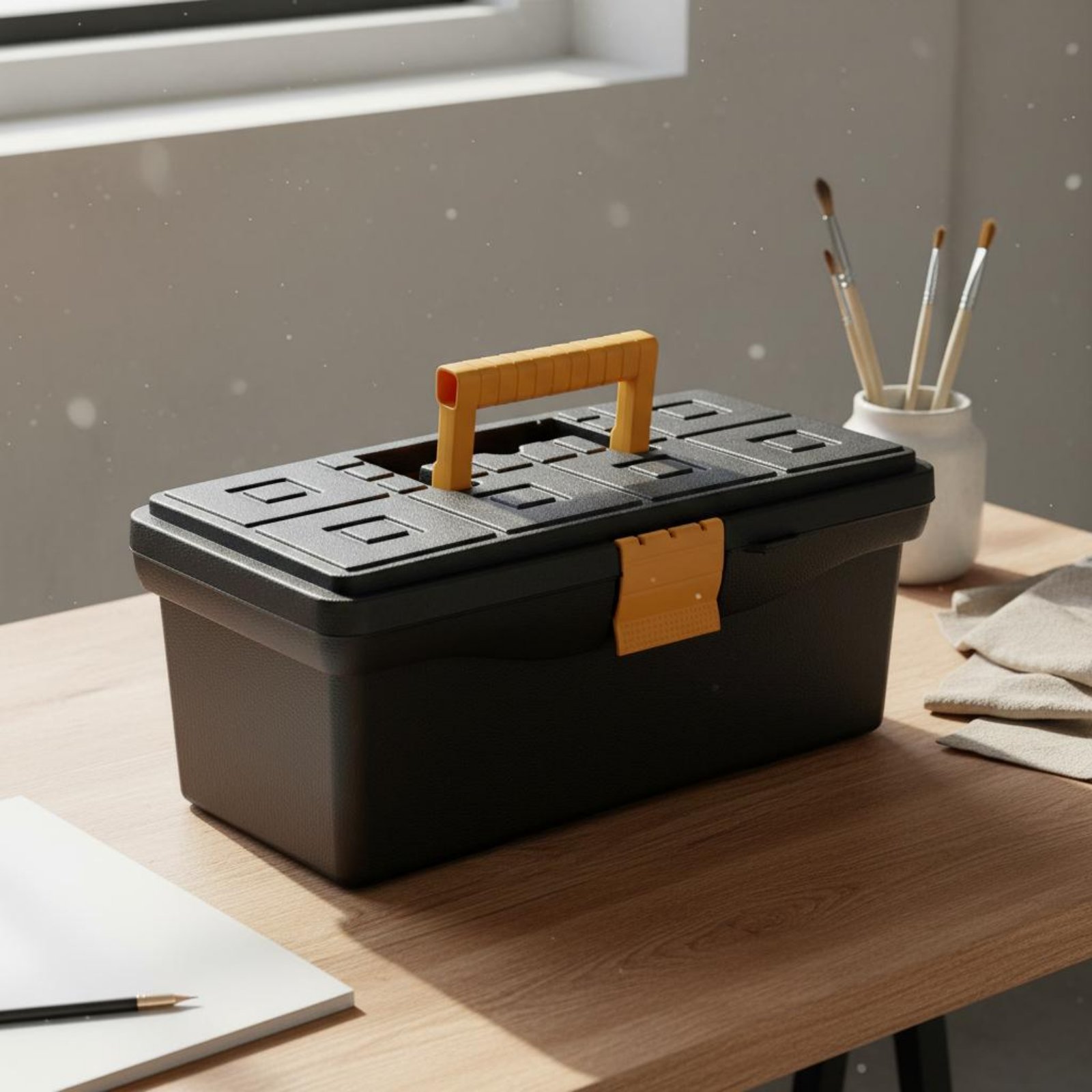 Art Supply Box Hard Shell Craf - Box Art And Craft recension och pris