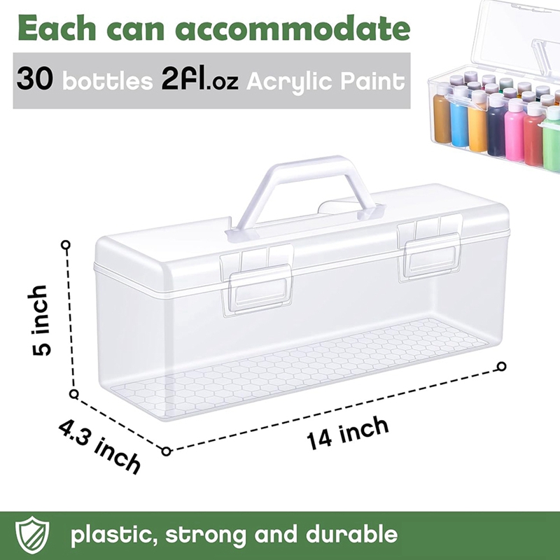 3 Pcs Paint Storage Box for 2  - Box Art And Craft recension och pris